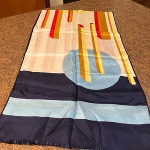 Ted lapidus vintage large silk scarf